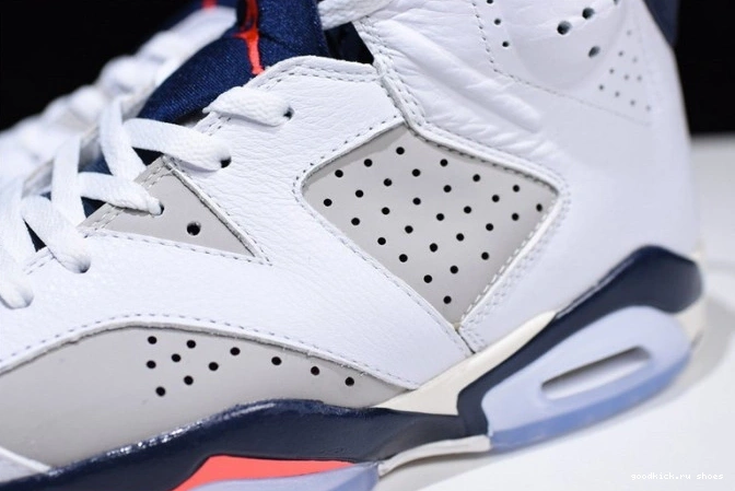 Air Jordan Grey-Sail Retro White 384664-104 Tinker Infrared 23-Neutral 6 0822